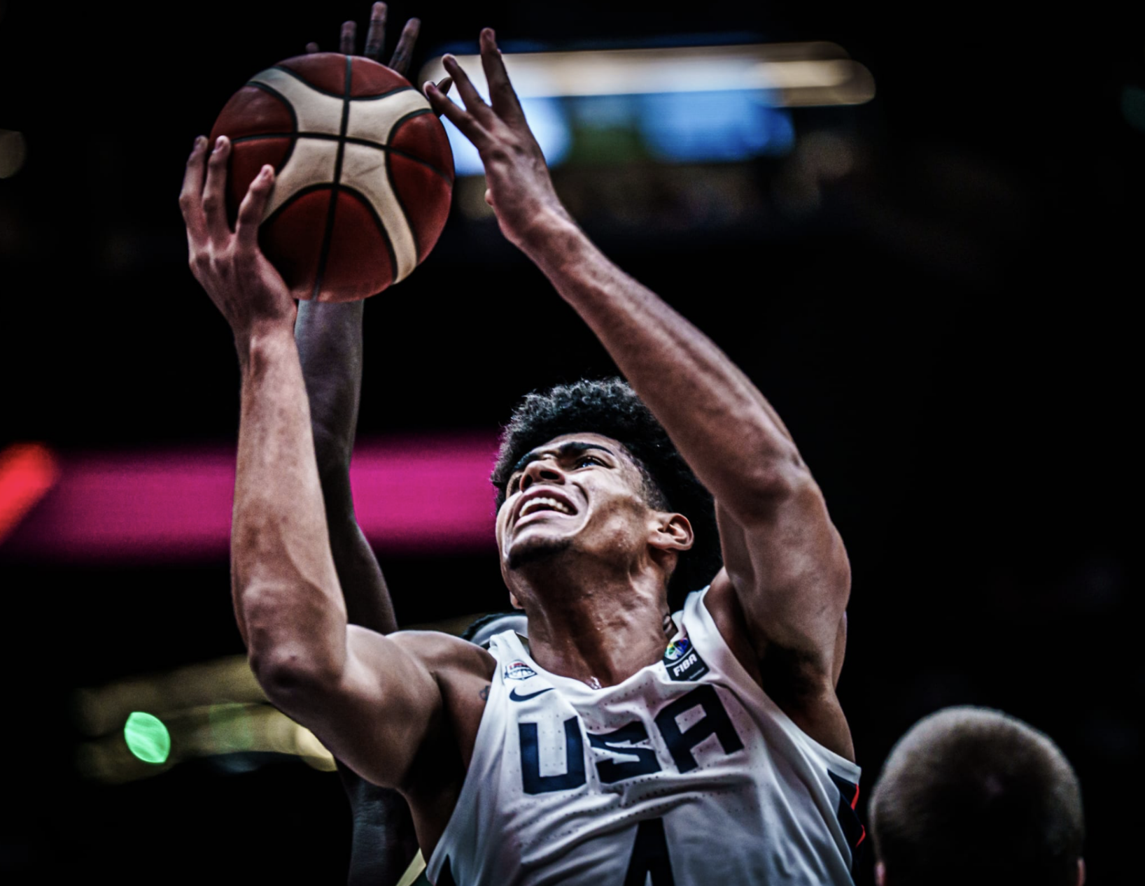 Koa Peat layup vs Australia in U19 World Cup